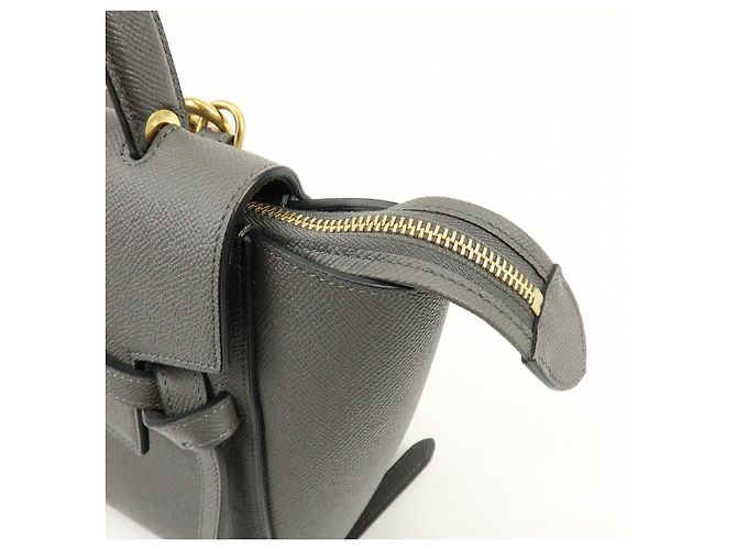 Céline CELINE Borsa Belt Bag in pelle 2Way Borsa a spalla Borsa a mano Grigio - vista 18