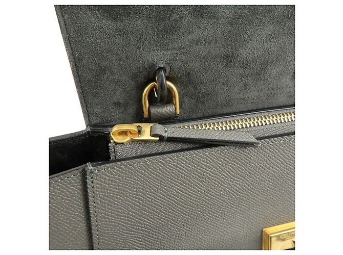 Céline CELINE Borsa Belt Bag in pelle 2Way Borsa a spalla Borsa a mano Grigio - vista 20