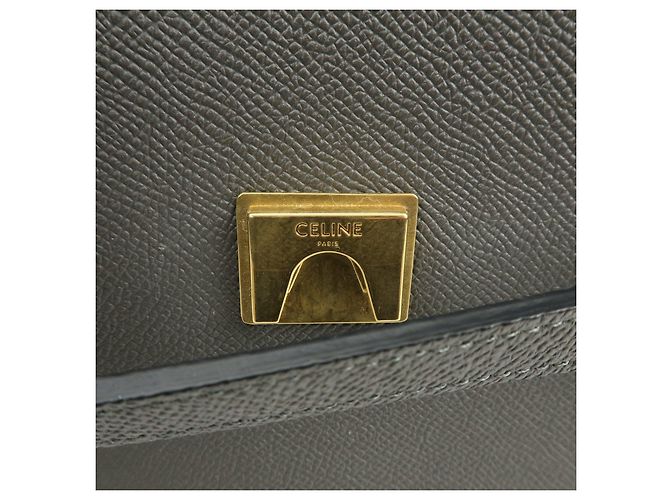 Céline CELINE Borsa Belt Bag in pelle 2Way Borsa a spalla Borsa a mano Grigio - vista 23