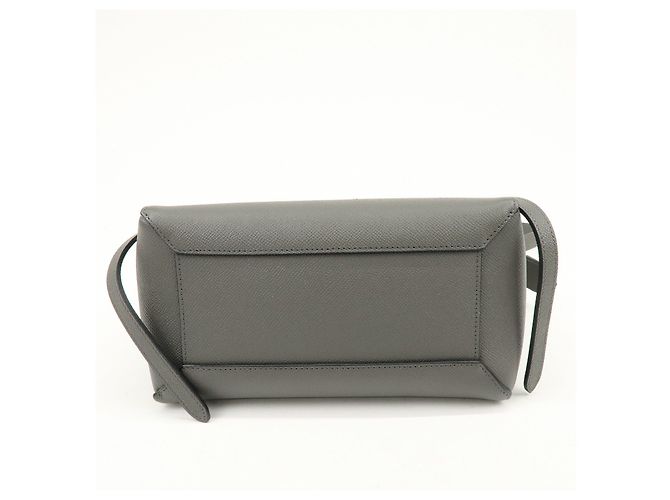 Céline CELINE Borsa Belt Bag in pelle 2Way Borsa a spalla Borsa a mano Grigio - vista 5