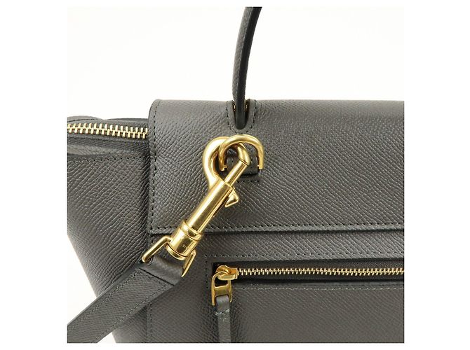 Céline CELINE Borsa Belt Bag in pelle 2Way Borsa a spalla Borsa a mano Grigio - vista 8