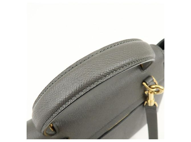 Céline CELINE Borsa Belt Bag in pelle 2Way Borsa a spalla Borsa a mano Grigio - vista 9