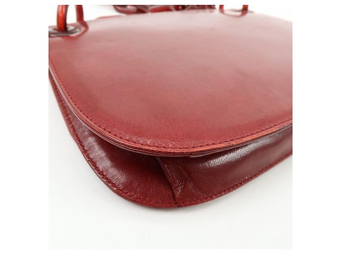 Borsa a tracolla e borsa a mano PRADA in pelle e plastica con catena Logo Rossa - vista 10