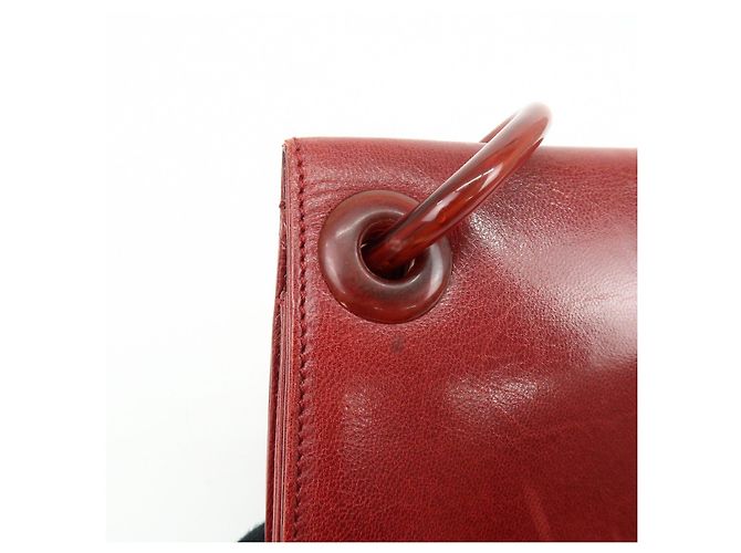 Borsa a tracolla e borsa a mano PRADA in pelle e plastica con catena Logo Rossa - vista 12