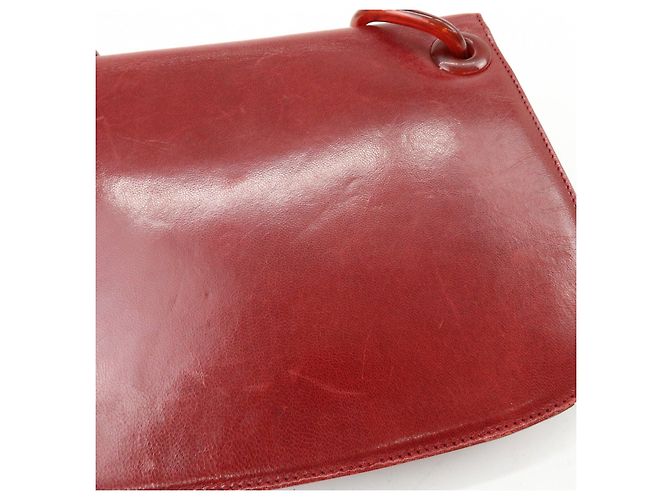 Borsa a tracolla e borsa a mano PRADA in pelle e plastica con catena Logo Rossa - vista 16