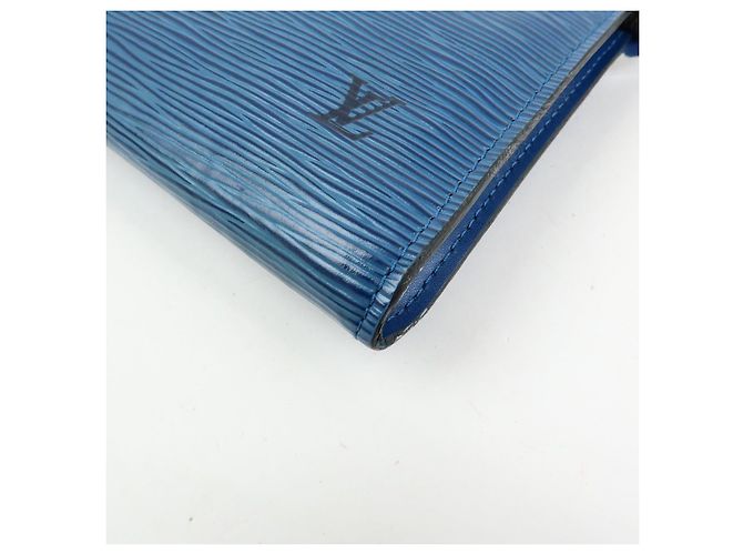Louis Vuitton Epi Pochette Accessoires Pouch Toledo Blue M52945 - vista 10