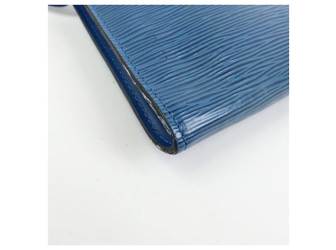 Louis Vuitton Epi Pochette Accessoires Pouch Toledo Blue M52945 - vista 11