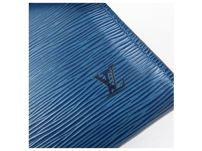 Louis Vuitton Epi Pochette Accessoires Pouch Toledo Blue M52945 - vista 17