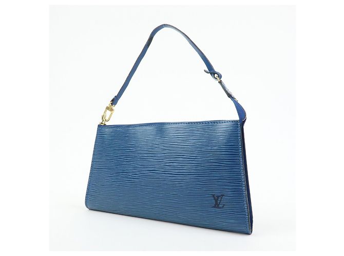 Louis Vuitton Epi Pochette Accessoires Pouch Toledo Blue M52945 - vista 3