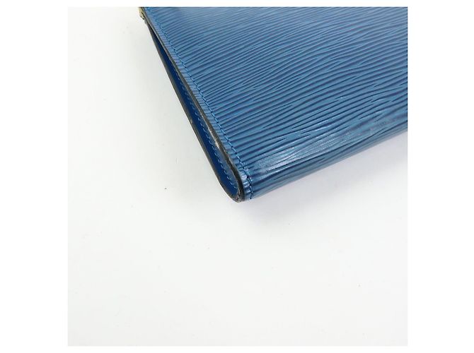 Louis Vuitton Epi Pochette Accessoires Pouch Toledo Blue M52945 - vista 9