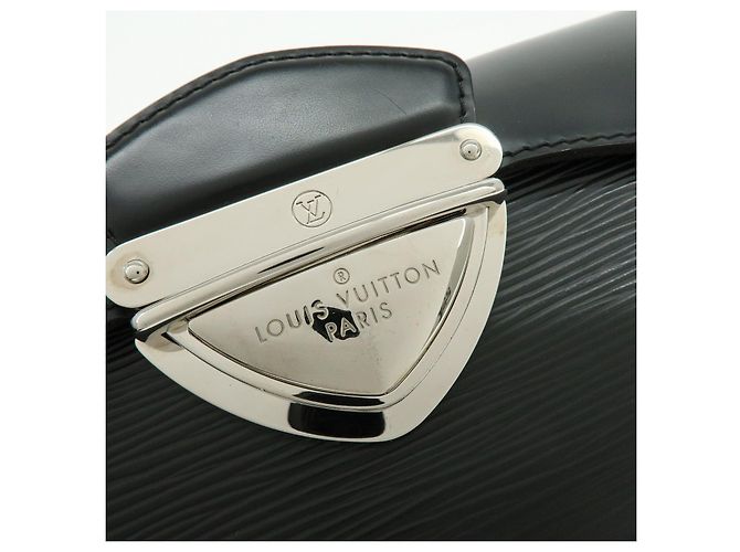 Louis Vuitton Epi Pochette Montaigne Shoulder Bag Noir M59292 - vista 18