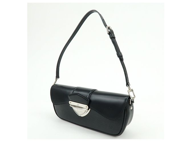 Louis Vuitton Epi Pochette Montaigne Shoulder Bag Noir M59292 - vista 3