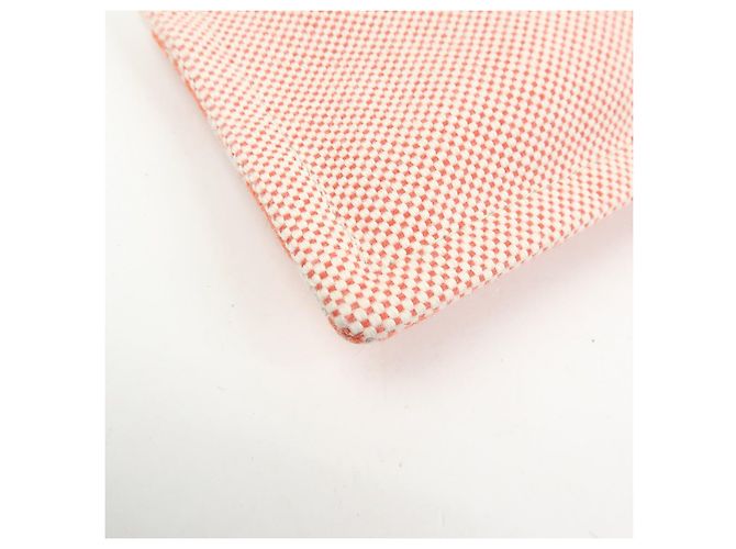 Hermès HERMES Ecole PM Sobre Plano de Algodón Animaux Pixel Orange Red - vista 8