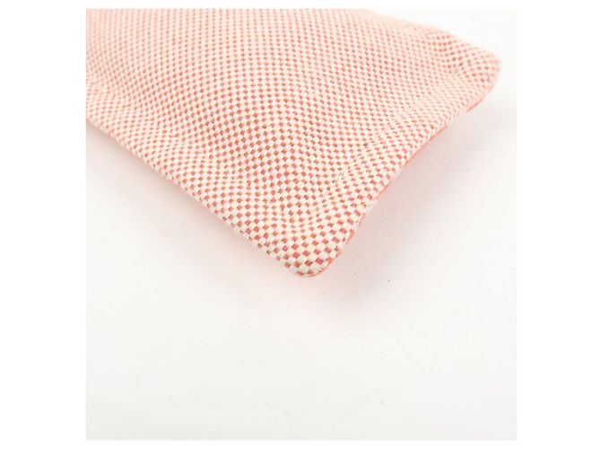 Hermès HERMES Ecole PM Sobre Plano de Algodón Animaux Pixel Orange Red - vista 9