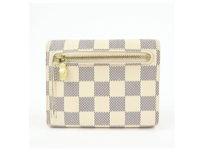 Louis Vuitton Damier Azur Compact Wallet Portefeuille Koala N60013 - vista 2