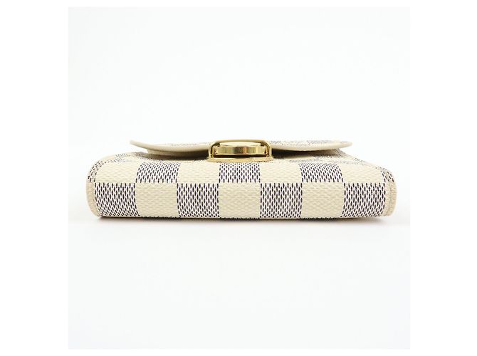 Louis Vuitton Damier Azur Compact Wallet Portefeuille Koala N60013 - vista 5
