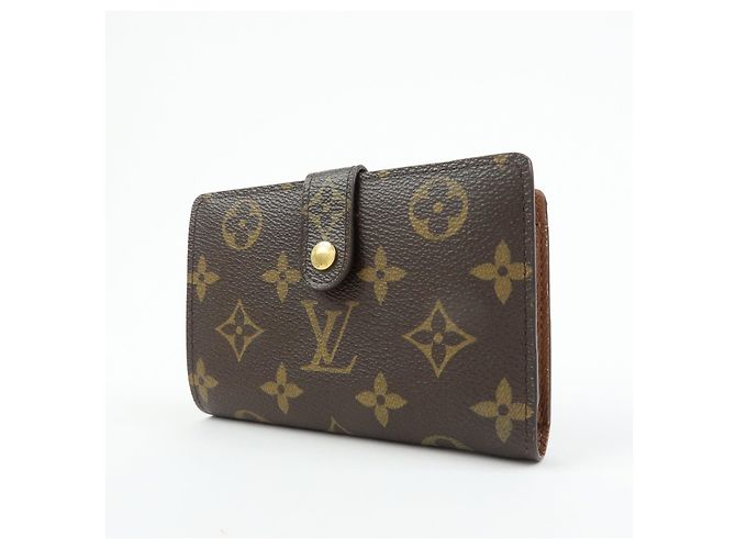 Louis Vuitton Monogram Portefeuille Viennois Compact Wallet M61674 - vista 3
