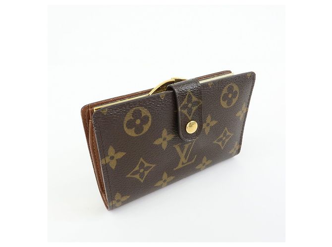Louis Vuitton Monogram Portefeuille Viennois Compact Wallet M61674 - vista 4