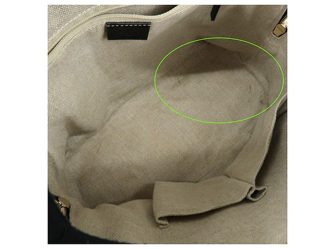 GUCCI Borsa a mano e a tracolla 2WAY in pelle Micro Guccissima Nero 449663 - vista 21