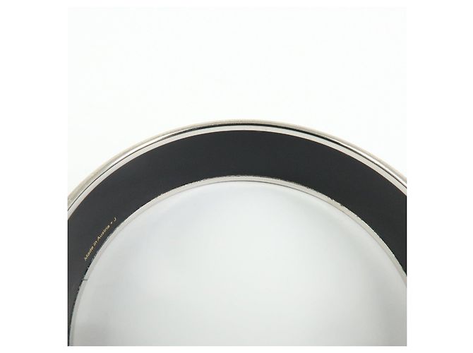 Hermès HERMES Email GM Plated Bangle Bracelet White Black Red - vista 11