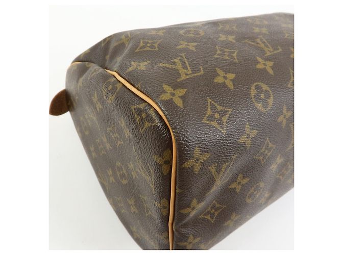 Louis Vuitton Monogram Speedy 30 Boston Bag Hand Bag Brown M41526 - vista 11