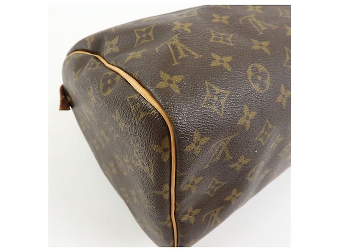 Louis Vuitton Monogram Speedy 30 Boston Bag Hand Bag Brown M41526 - vista 13