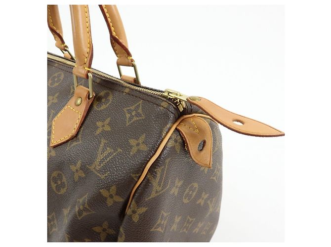 Louis Vuitton Monogram Speedy 30 Boston Bag Hand Bag Brown M41526 - vista 15