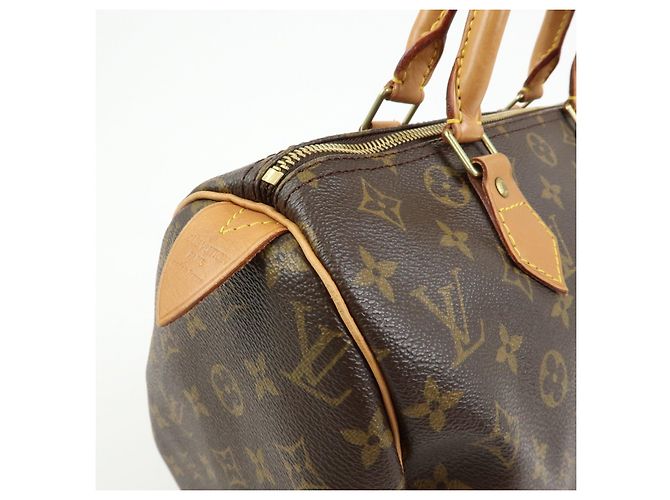 Louis Vuitton Monogram Speedy 30 Boston Bag Hand Bag Brown M41526 - vista 16