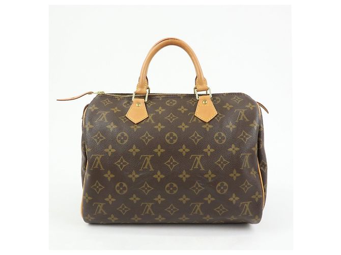 Louis Vuitton Monogram Speedy 30 Boston Bag Hand Bag Brown M41526 - vista 2