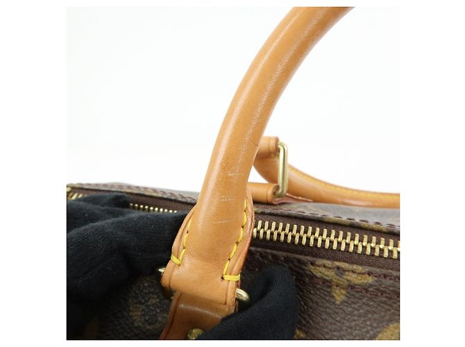 Louis Vuitton Monogram Speedy 30 Boston Bag Hand Bag Brown M41526 - vista 8