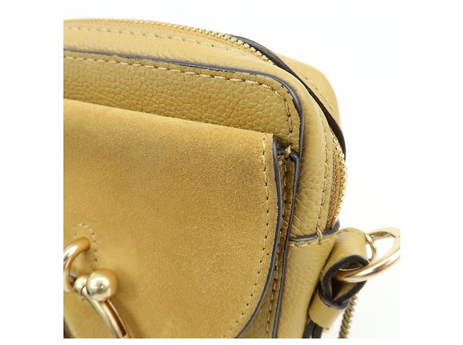 Chloé Borsa a tracolla Chloe See by Chloe in pelle e camoscio con catena Beige - vista 13