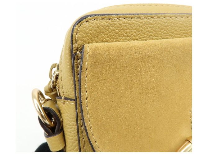Chloé Borsa a tracolla Chloe See by Chloe in pelle e camoscio con catena Beige - vista 14