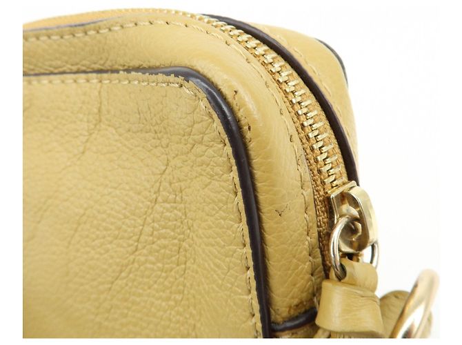 Chloé Borsa a tracolla Chloe See by Chloe in pelle e camoscio con catena Beige - vista 15