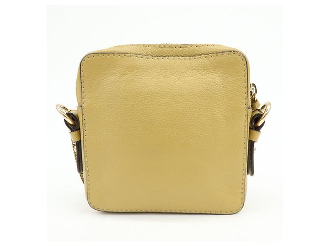 Chloé Borsa a tracolla Chloe See by Chloe in pelle e camoscio con catena Beige - vista 2