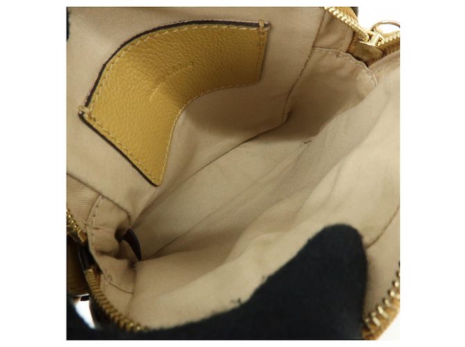 Chloé Borsa a tracolla Chloe See by Chloe in pelle e camoscio con catena Beige - vista 23