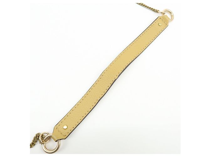 Chloé Borsa a tracolla Chloe See by Chloe in pelle e camoscio con catena Beige - vista 7