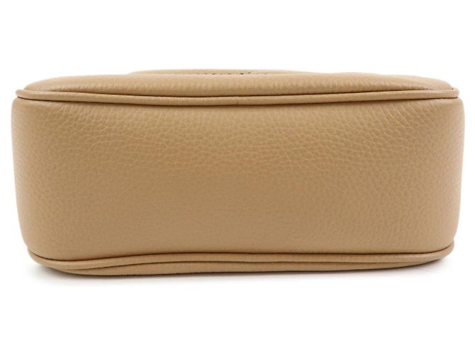 GUCCI SOHO Interlocking G Leather Small Disco Bag Beige 722319 - vista 3