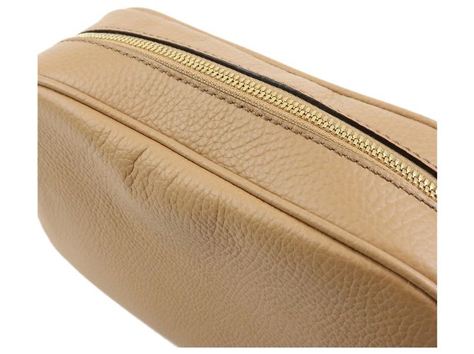 GUCCI SOHO Interlocking G Leather Small Disco Bag Beige 722319 - vista 7