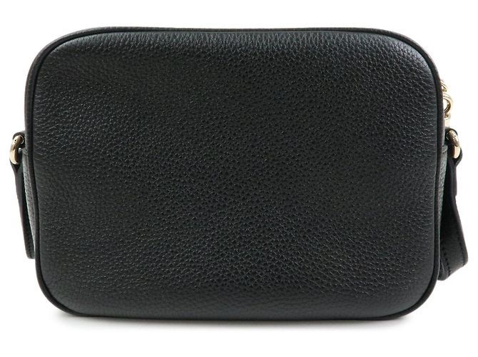 GUCCI SOHO Interlocking G Leather Small Disco Bag Black 308364 - vista 2