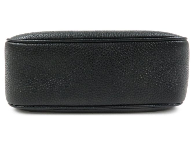 GUCCI SOHO Interlocking G Leather Small Disco Bag Black 308364 - vista 3