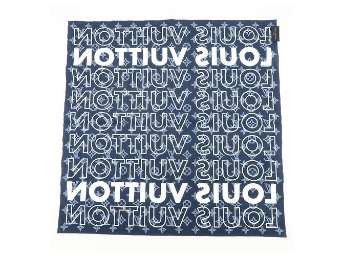 Louis Vuitton Monogram Cotone 100％ Logo Scarf Handkerchief MP2306 - vista 2