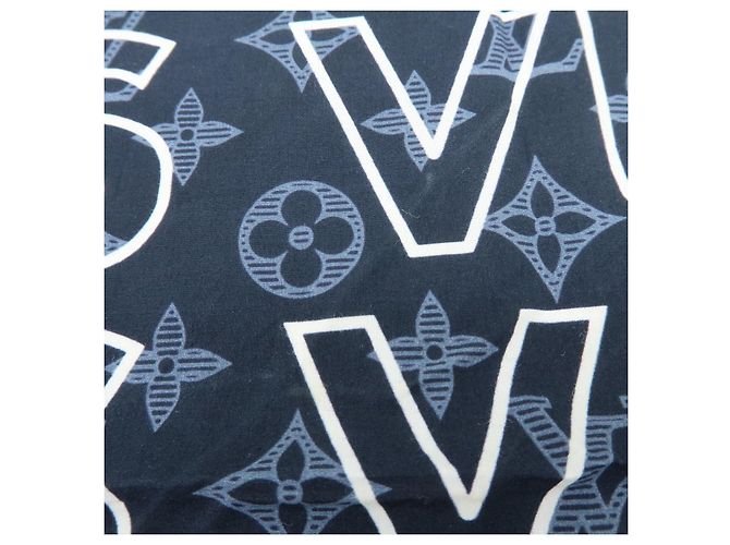 Louis Vuitton Monogram Cotone 100％ Logo Scarf Handkerchief MP2306 - vista 7
