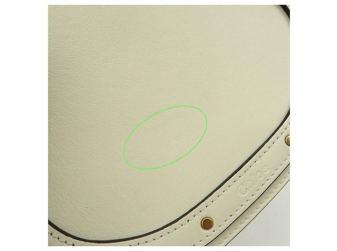 Chloé Borsa a mano e a tracolla 2Way Chloe Nile in pelle e camoscio Bianca - vista 19