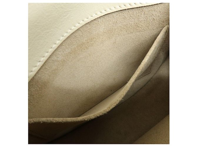 Chloé Borsa a mano e a tracolla 2Way Chloe Nile in pelle e camoscio Bianca - vista 23