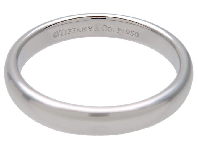 Tiffany & Co Forever Wedding Classic Band Ring PT950 Platinum US5.5 Ehering - Ansicht 3