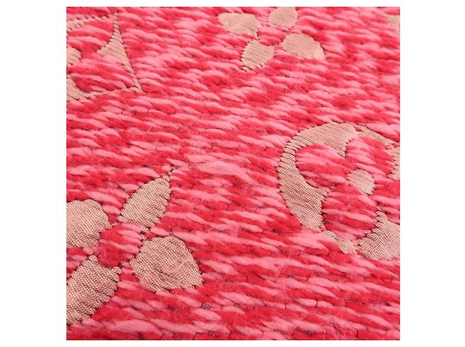Louis Vuitton Monogram Wool Silk Scarf Echarpe Logomania M78706 - vista 10