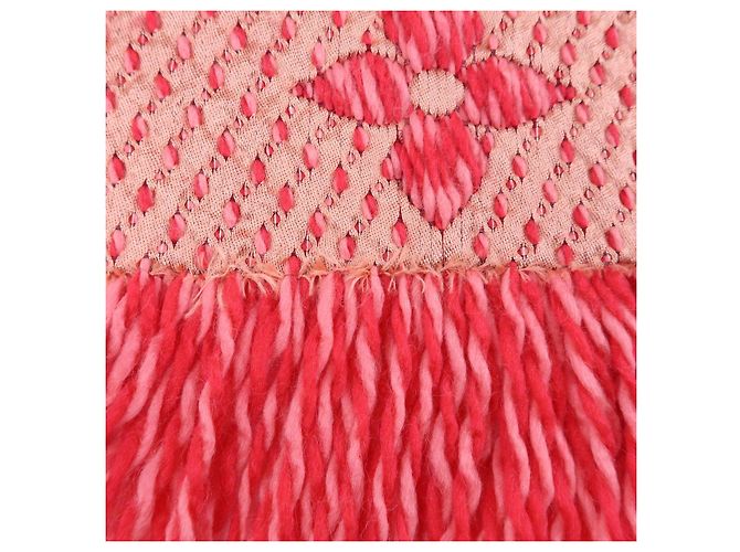 Louis Vuitton Monogram Wool Silk Scarf Echarpe Logomania M78706 - vista 15