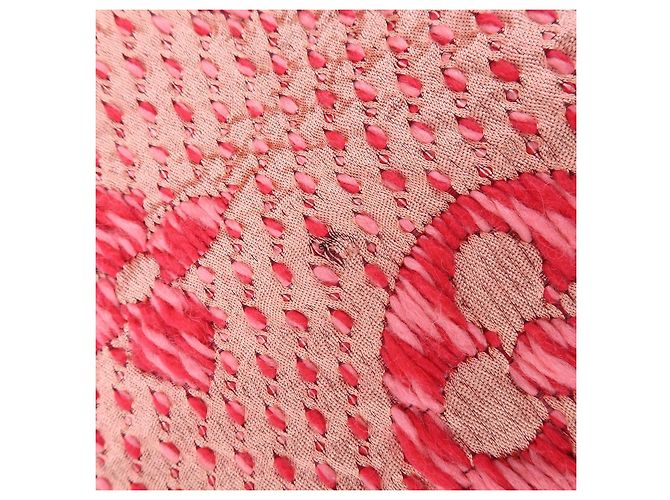 Louis Vuitton Monogram Wool Silk Scarf Echarpe Logomania M78706 - vista 16