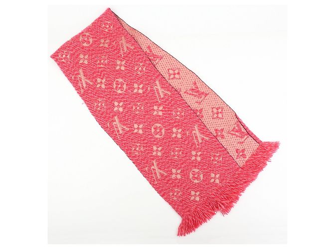 Louis Vuitton Monogram Wool Silk Scarf Echarpe Logomania M78706 - vista 2