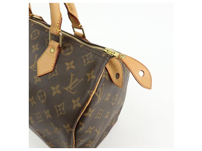 Borsa a mano Louis Vuitton Monogram Speedy 30 Boston Bag Brown M41526 - vista 14
